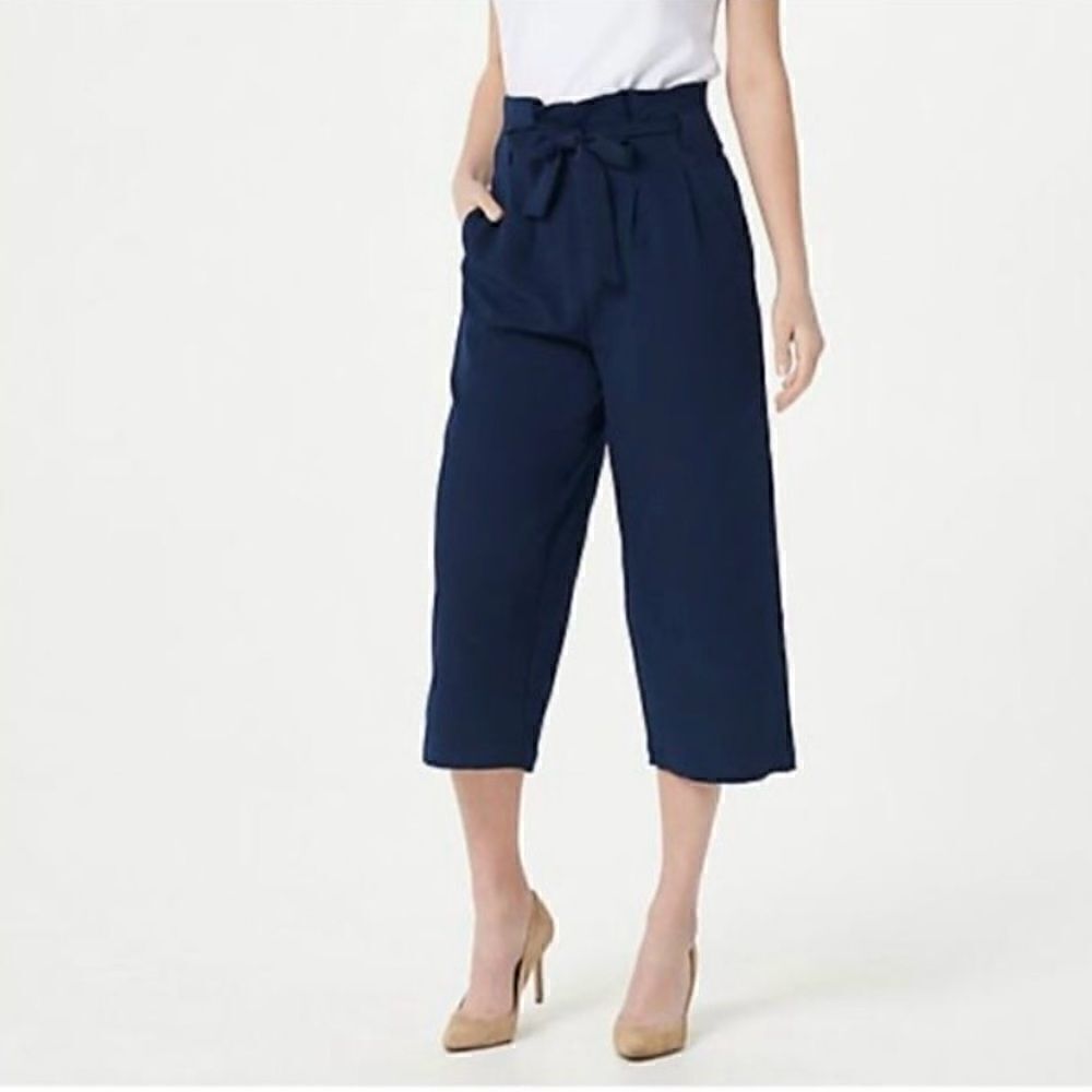 NWT Bishop + Young Regular Paperbag Crop Pants Sz PM